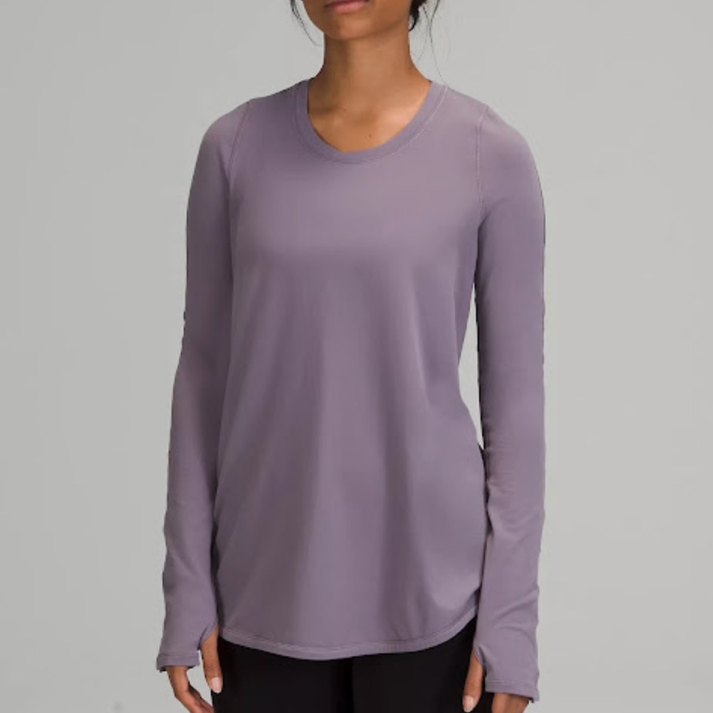 Lululemon Dusty Mauve Long Sleeve Top EUC!!